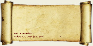 Anđela Vidojević vizit kartica